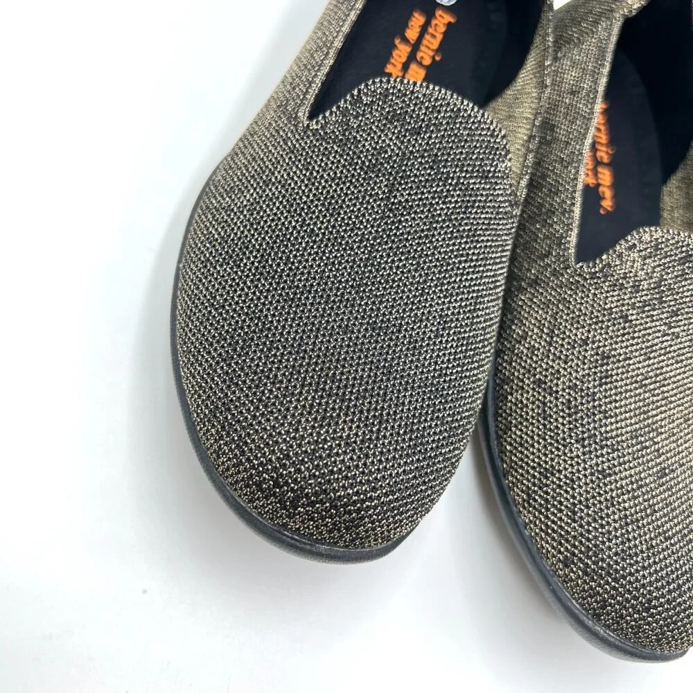 Bernie Mev Womens Size 36 EU 5 - 5.5 US Petra Bronze Flats Loafers Shoes‎